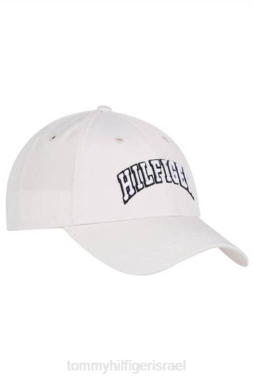 כובע בייסבול עודף NX203431 לבן Tommy Hilfiger