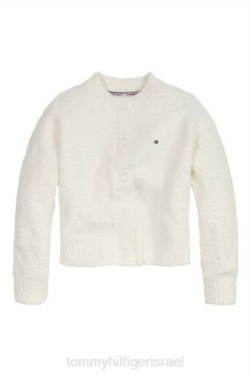 קרדיגן שניל NX203440 קרם Tommy Hilfiger