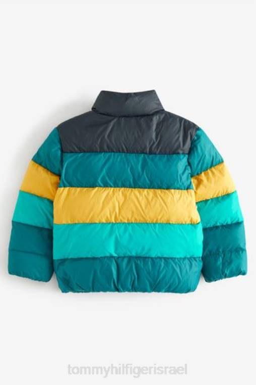 ז'קט נפוח עם פסים NX203468 כְּחוֹל Tommy Hilfiger