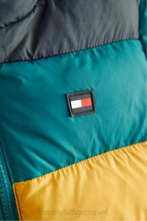 ז'קט נפוח עם פסים NX203468 כְּחוֹל Tommy Hilfiger