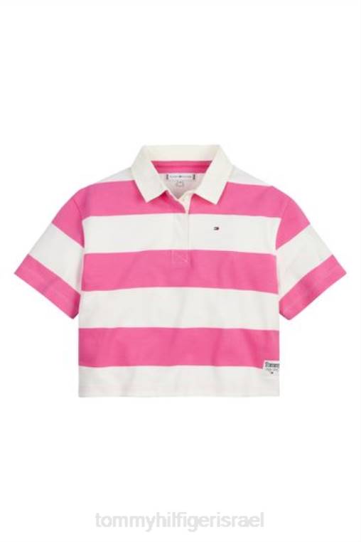 חולצת רוגבי NX203469 וָרוֹד Tommy Hilfiger