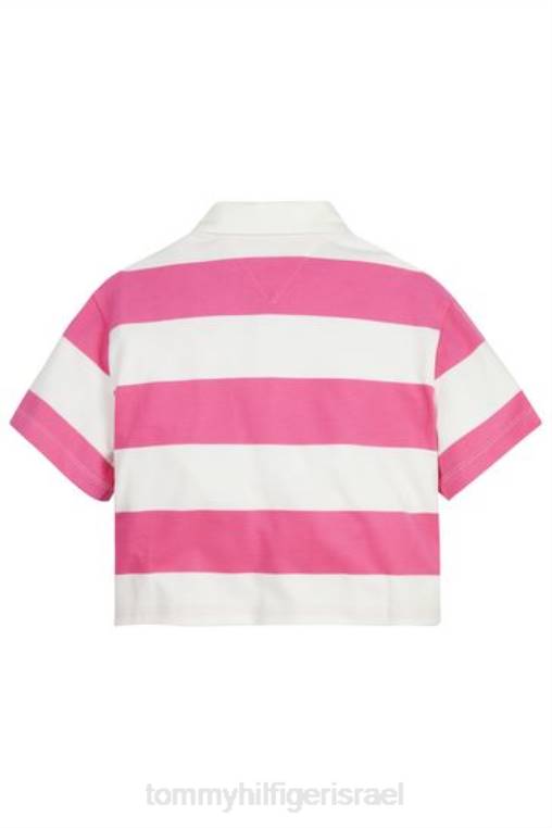 חולצת רוגבי NX203469 וָרוֹד Tommy Hilfiger