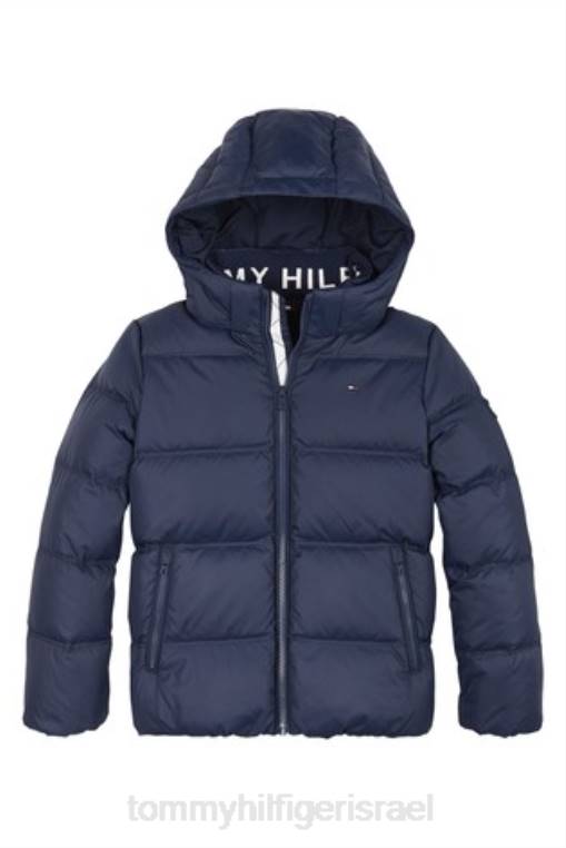 מעיל פוך חיוני NX203472 כְּחוֹל Tommy Hilfiger