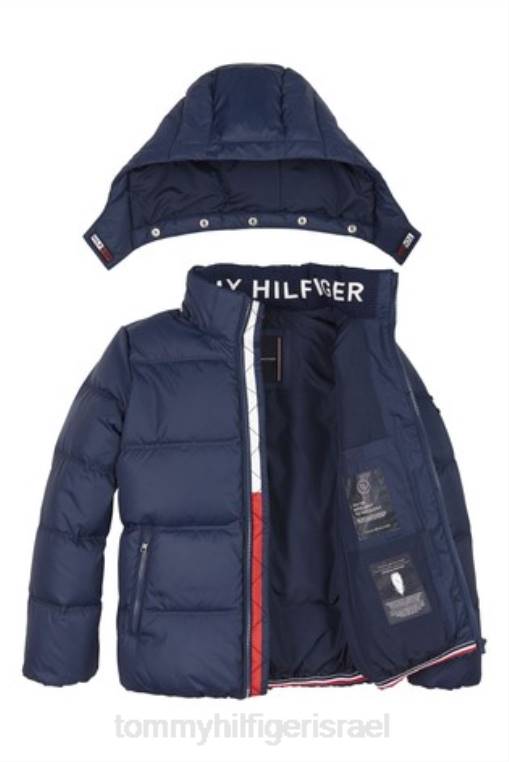 מעיל פוך חיוני NX203472 כְּחוֹל Tommy Hilfiger