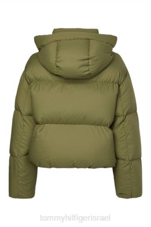 מעיל פוך ניילון NX203506 ירוק Tommy Hilfiger