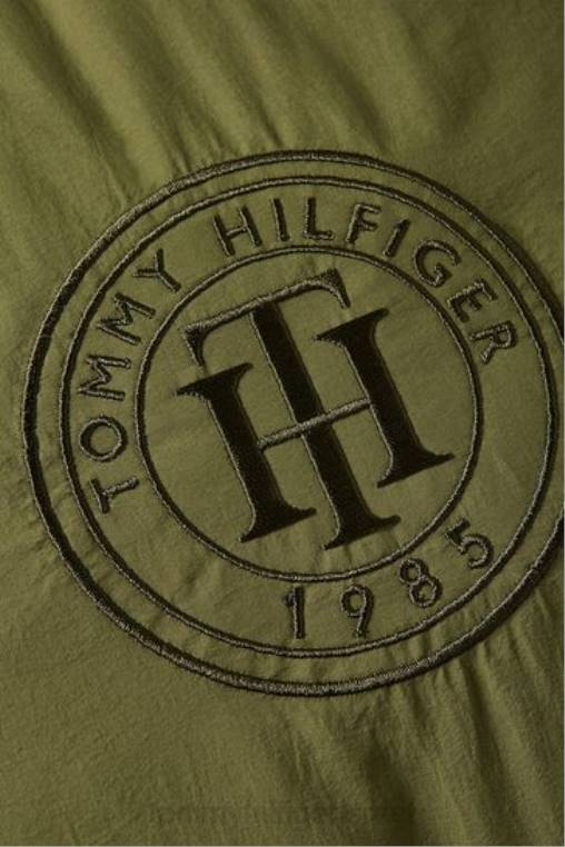 מעיל פוך ניילון NX203506 ירוק Tommy Hilfiger