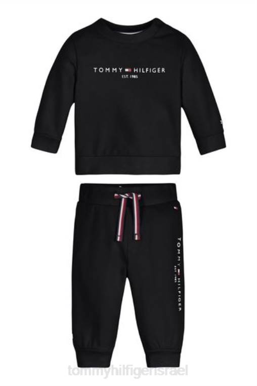 סט שני חלקים חיוני לתינוק NX203529 שָׁחוֹר Tommy Hilfiger
