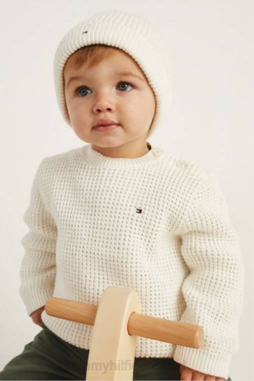 סט מגשרים ופל לתינוק NX203556 קרם Tommy Hilfiger