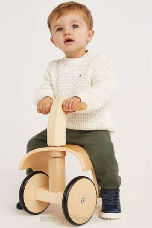 סט מגשרים ופל לתינוק NX203556 קרם Tommy Hilfiger