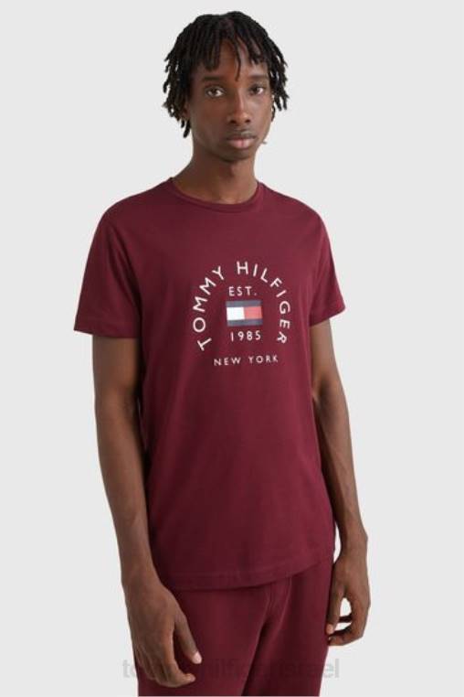 חולצת ארכיון דגל NX203586 אָדוֹם Tommy Hilfiger