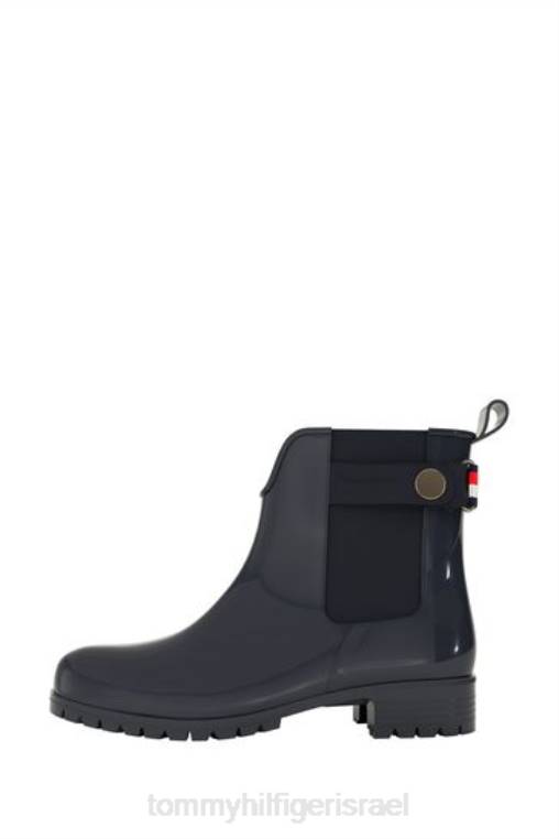 מגפי גשם בקרסול NX203590 כְּחוֹל Tommy Hilfiger