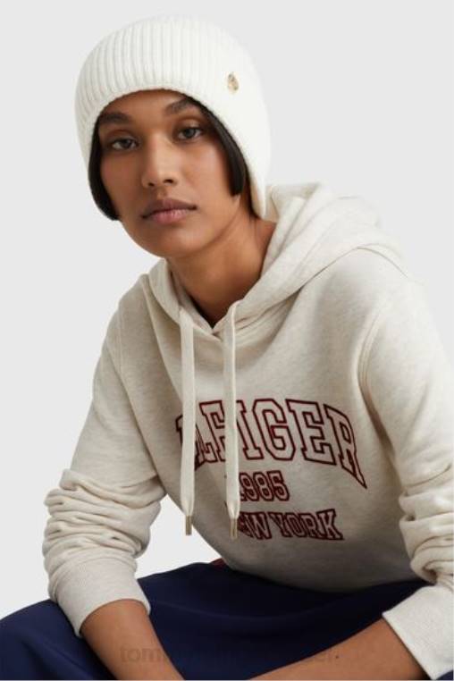 כיפה מוגבהת NX203601 לבן Tommy Hilfiger