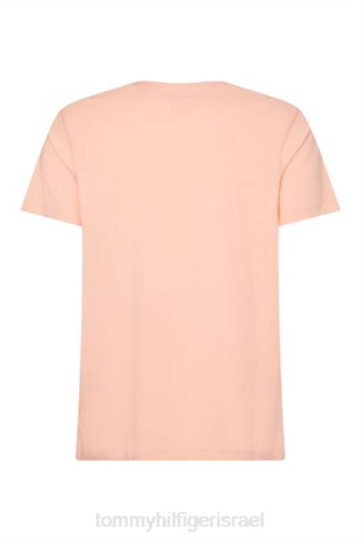 חולצה קצרה NX203608 וָרוֹד Tommy Hilfiger