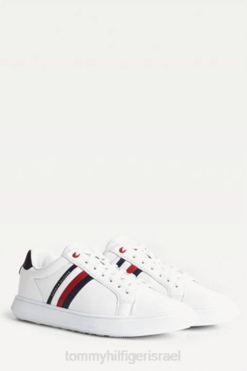 מאמני עור חיוניים NX203628 לבן Tommy Hilfiger