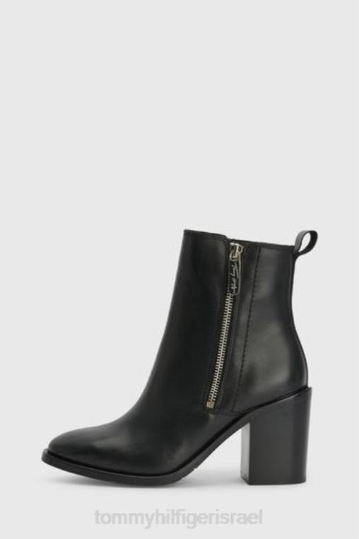 מגפי עקב עם רוכסן NX203640 שָׁחוֹר Tommy Hilfiger