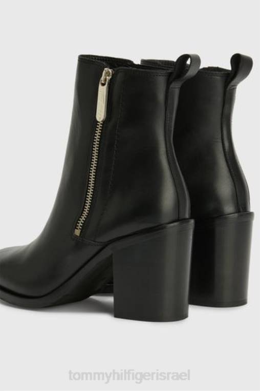 מגפי עקב עם רוכסן NX203640 שָׁחוֹר Tommy Hilfiger