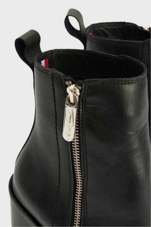 מגפי עקב עם רוכסן NX203640 שָׁחוֹר Tommy Hilfiger