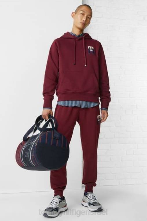 קפוצ'ון מונוגרמה חיוני NX203646 אָדוֹם Tommy Hilfiger