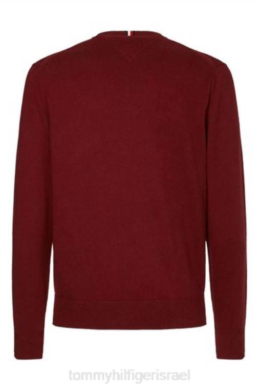 מגשר קשמיר מכותנה של פימה NX203650 אָדוֹם Tommy Hilfiger