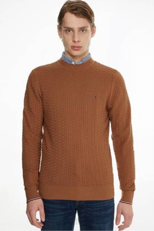 מגשר מבנה מוגזם NX203653 חום Tommy Hilfiger