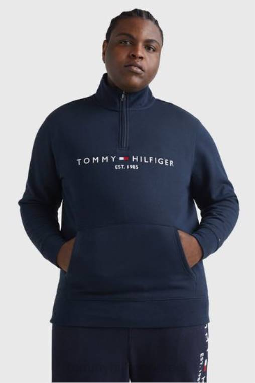 קפוצ'ון ארכיון דגל גדול וגבוה NX203672 כְּחוֹל Tommy Hilfiger