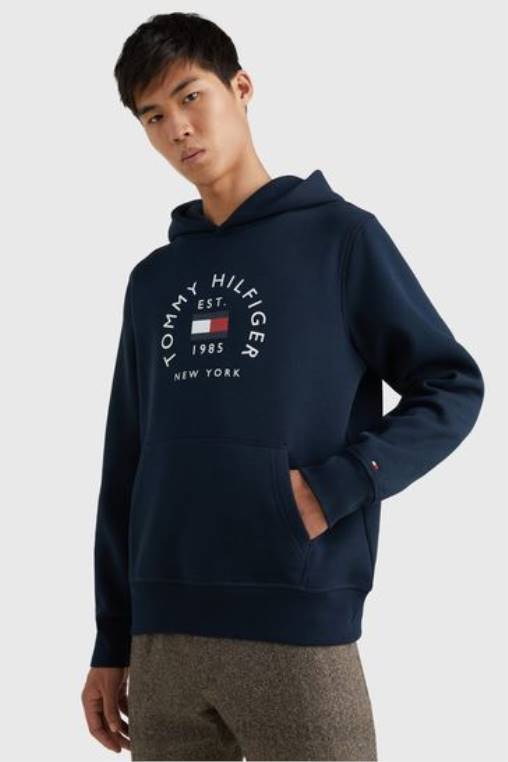 קפוצ'ון ארכיון דגל NX203674 כְּחוֹל Tommy Hilfiger