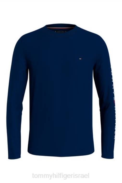 חולצת טי עם שרוולים ארוכים NX203680 כְּחוֹל Tommy Hilfiger