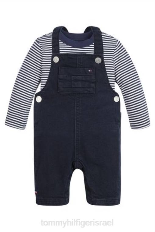 סט בגדי ג'ינס לתינוק NX203690 כְּחוֹל Tommy Hilfiger