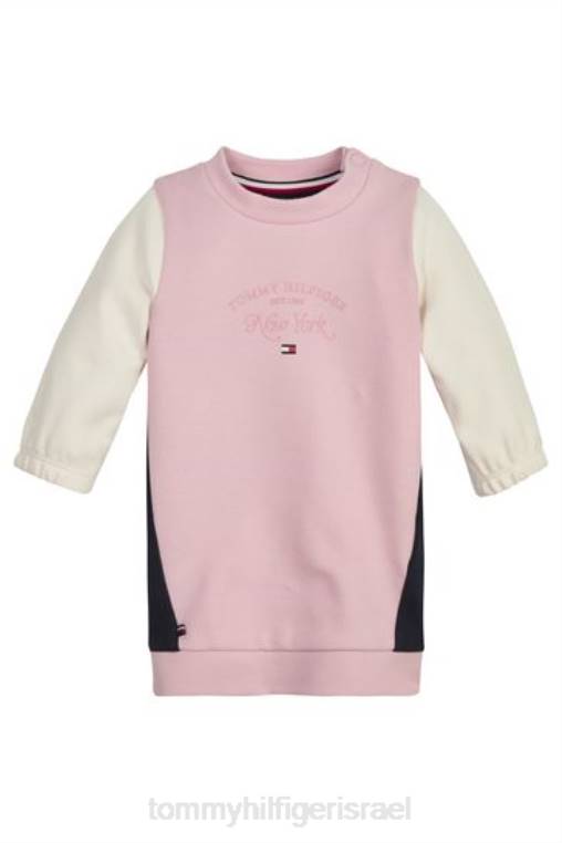 שמלת קולורבלוק לתינוק NX203692 וָרוֹד Tommy Hilfiger