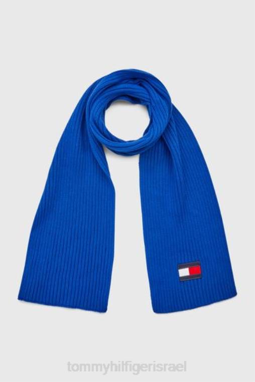 צעיף דגל גדול בפנים NX203693 כְּחוֹל Tommy Hilfiger