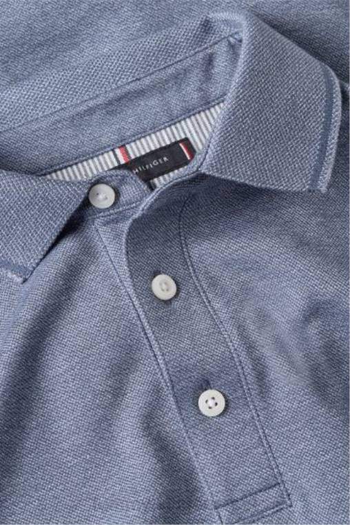 חולצת פולו דקה מולין NX203722 כְּחוֹל Tommy Hilfiger