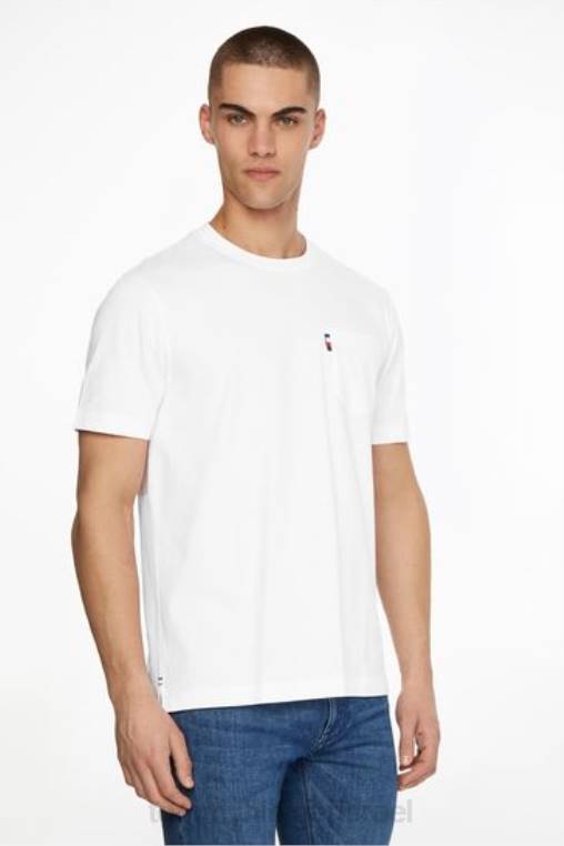 חולצת טריקו בכיס NX203727 לבן Tommy Hilfiger