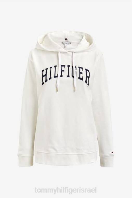 קפוצ'ון טבעי לאוניברסיטה NX203738 לבן Tommy Hilfiger