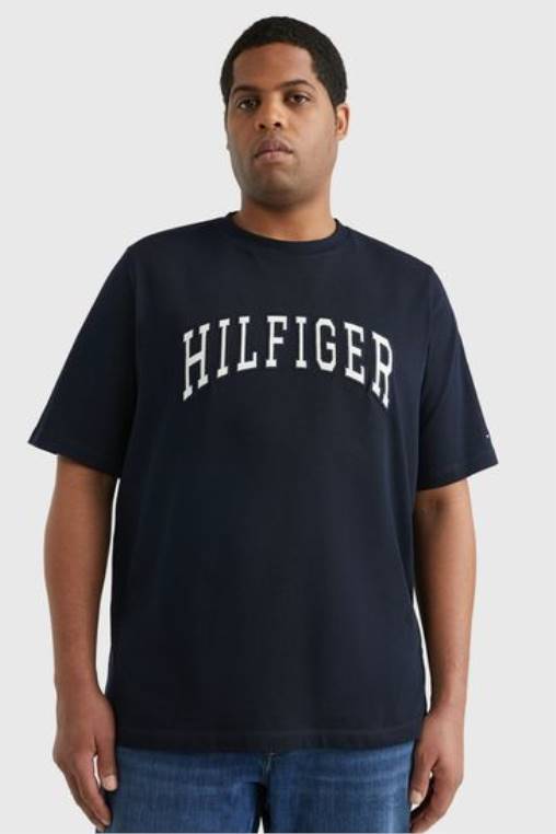חולצת ארכיון גדולה וגבוהה NX203754 כְּחוֹל Tommy Hilfiger