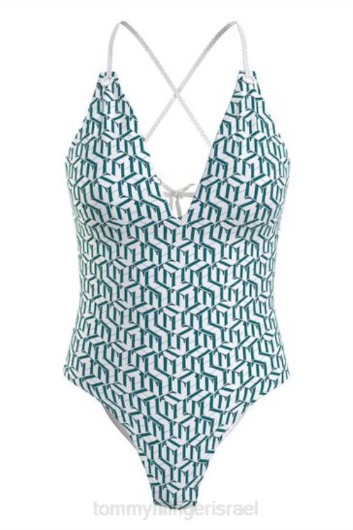 בגד ים לצלול NX203763 ירוק Tommy Hilfiger