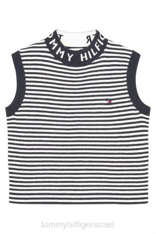 חלק עליון ללא שרוולים NX203774 כְּחוֹל Tommy Hilfiger