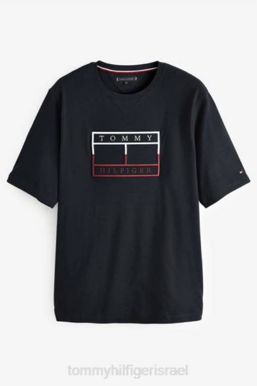 חולצת דגל גדולה וגבוהה NX203778 כְּחוֹל Tommy Hilfiger