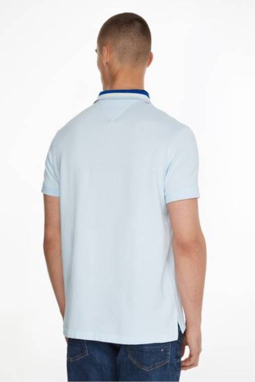 חולצת פולו מולין NX203782 כְּחוֹל Tommy Hilfiger