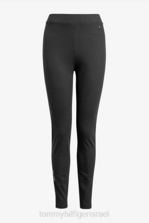 חותלות דקות של מורשת NX203784 שָׁחוֹר Tommy Hilfiger