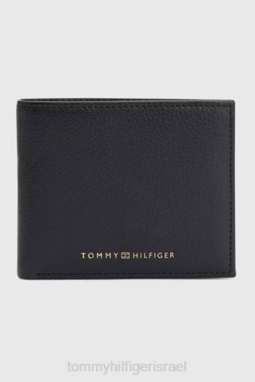 ארנק מיני פרימיום מעור NX203786 שָׁחוֹר Tommy Hilfiger