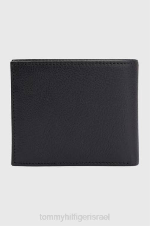 ארנק מיני פרימיום מעור NX203786 שָׁחוֹר Tommy Hilfiger