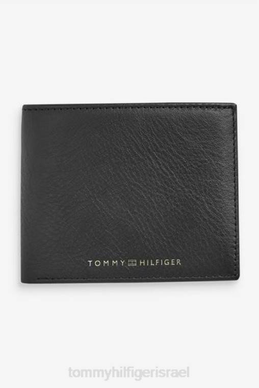 ארנק מיני פרימיום מעור NX203786 שָׁחוֹר Tommy Hilfiger