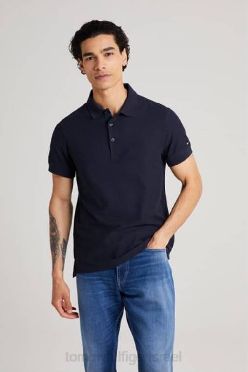 חולצת פולו דקה חיונית NX203793 כְּחוֹל Tommy Hilfiger