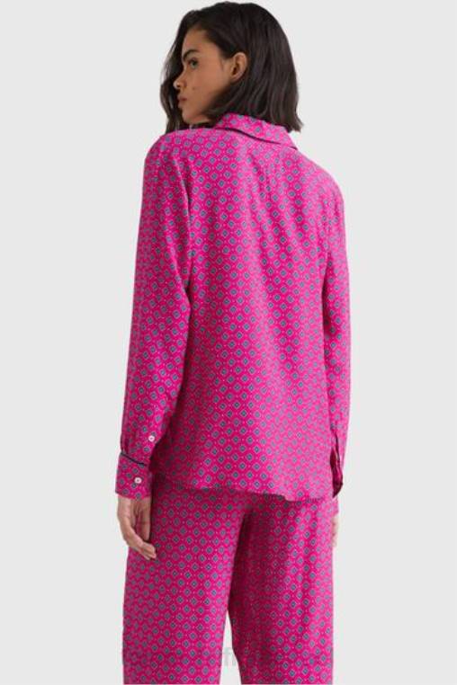 חולצת פלור פולארד NX203816 וָרוֹד Tommy Hilfiger