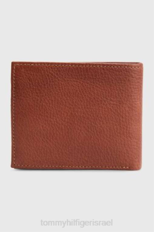 ארנק מיני פרימיום מעור NX203826 חום Tommy Hilfiger