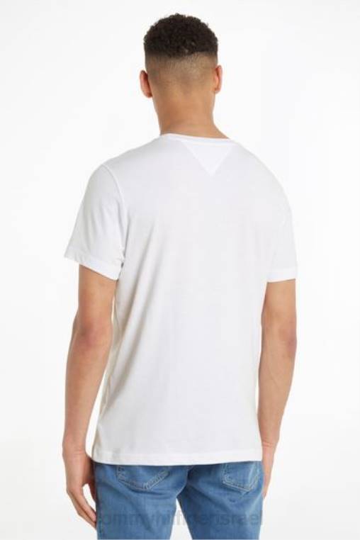 חולצה גרפית NX203828 לבן Tommy Hilfiger