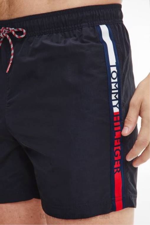 מכנסי שחייה קצרים בשמי מדבר NX203831 כְּחוֹל Tommy Hilfiger