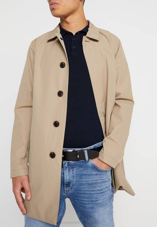 עסק חדש לחגורת דנטון NX203837 שָׁחוֹר Tommy Hilfiger