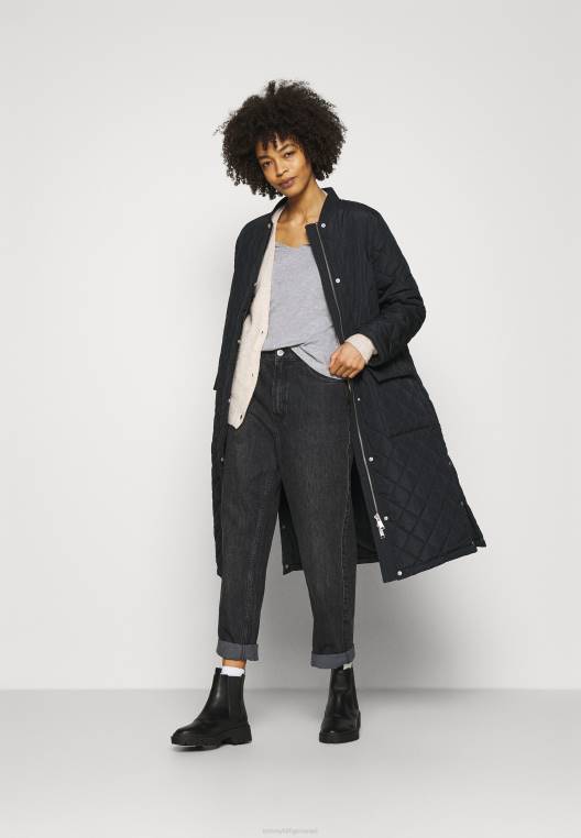 חלק עליון קלאסי עם שרוולים ארוכים NX203854 אפור Tommy Hilfiger