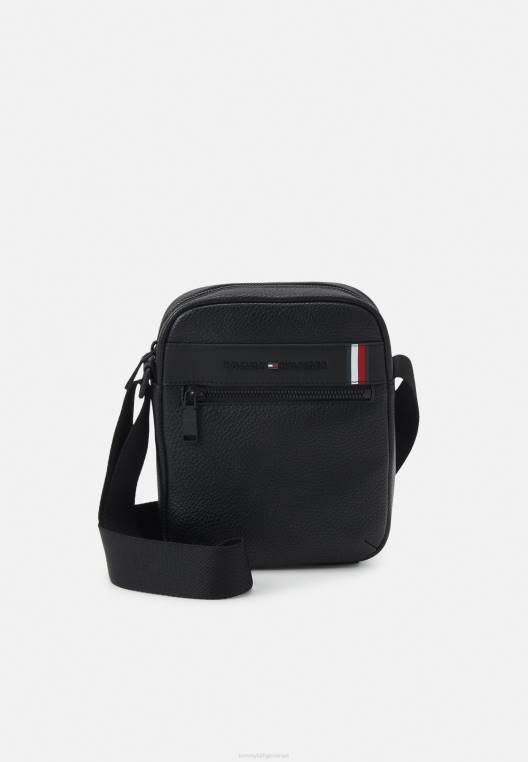 מרכזי מיני כתב יוניסקס על פני תיק גוף NX203861 שָׁחוֹר Tommy Hilfiger